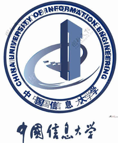 logo设计中国信息大学标志AISY