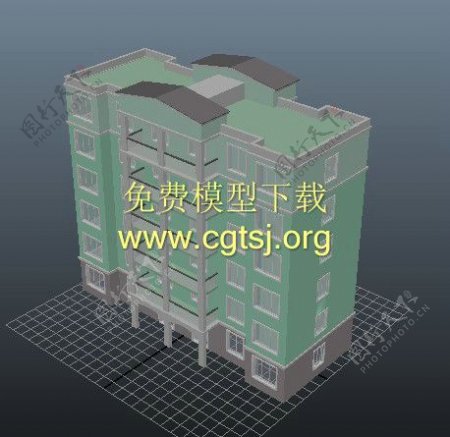 建筑物3D模型免费下载