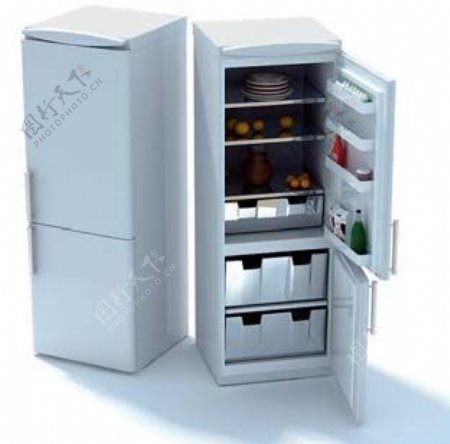 冰箱3d模型下载冰箱3d模型8