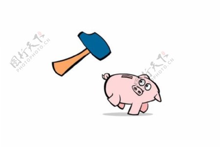 砸小猪储钱罐flash动画