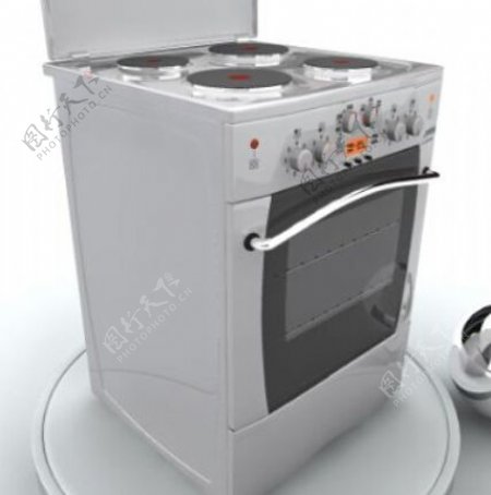 电烤箱模型