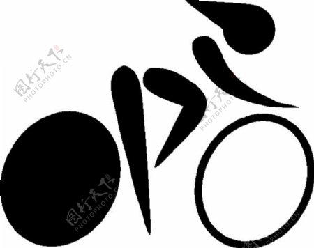 奥运会自行车赛道图像剪贴画
