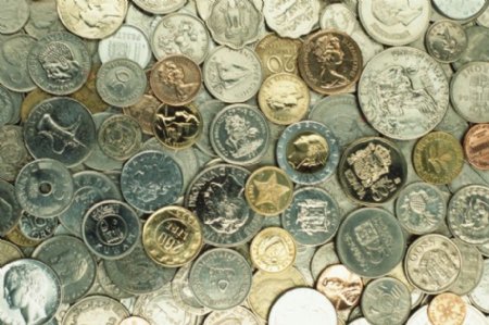 丰富种类各国的硬币收藏硬币图案