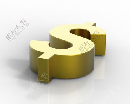 3D货币符号素材