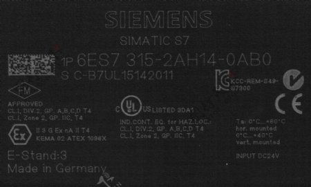 西门子SIMATICS7300cpu3152DP