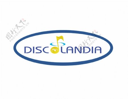 Discolandialogo设计欣赏Discolandia摇滚乐队标志下载标志设计欣赏