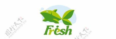 鱼形logo图片