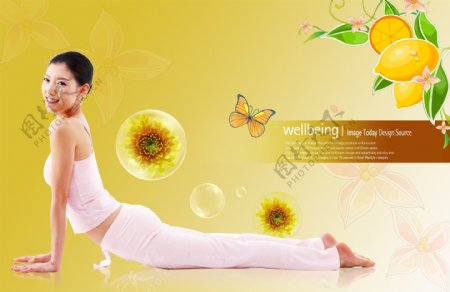 瑜伽女性健活图片