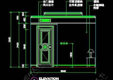 总统套房宾馆实例cad详图素材22