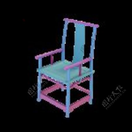3D太师椅模型