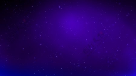 在空间运动的背景紫色的天空中闪烁的星星视频免费下载