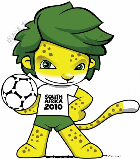 2010南非世界杯吉祥物图片
