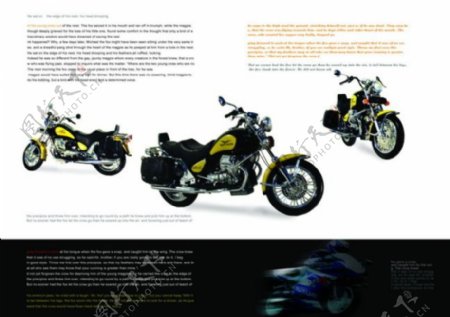 摩托车主题版式设计PSD分层模板
