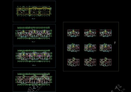 住宅楼房建筑平面cad图纸