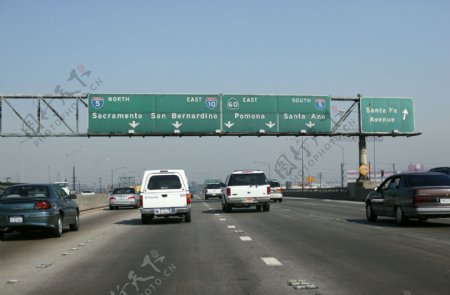 美国加州境内的高速公路图片