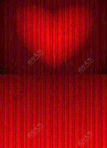 红色幕帘背景矢量素材