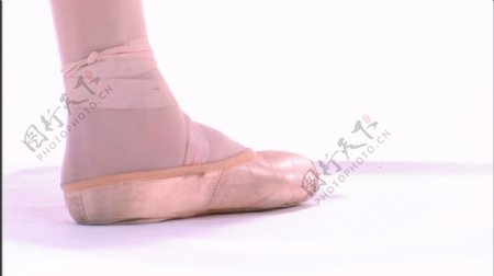 倾斜的芭蕾舞蹈5股票的录像