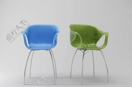 创意现代椅子3d模型