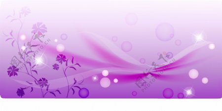高贵紫色花边花纹