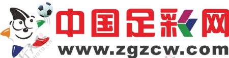 中国足彩网logo标志矢量图AI