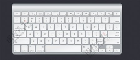 苹果键盘psd分层素材