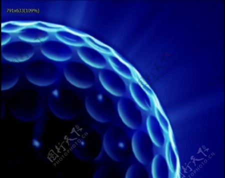 蓝色球面动态视频素材