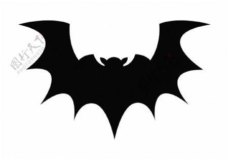 万圣节吸血鬼方块蝙蝠向量