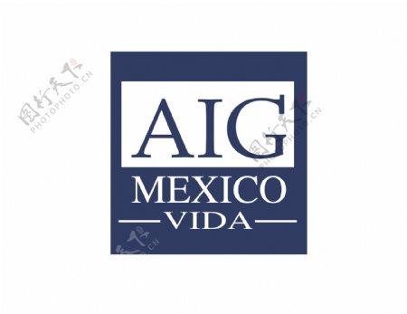 AIGMexicologo设计欣赏AIGMexico保险公司标志下载标志设计欣赏
