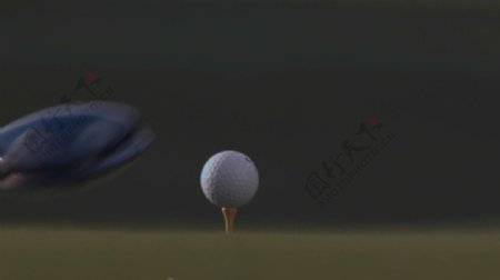 实拍高尔夫视频素材