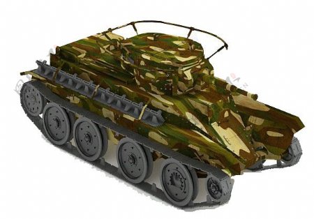军事坦克3d模型