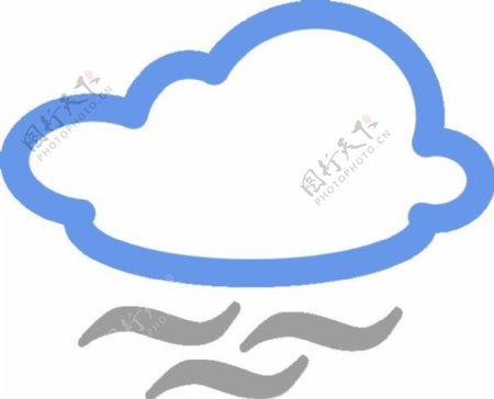 多云的天气符号剪贴画