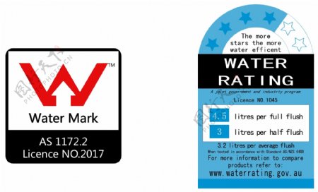 watermark澳州认证标签图片