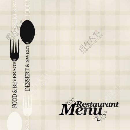 西餐厅菜单menu图片