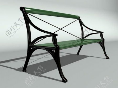 公共座椅3d模型家具图片素材49