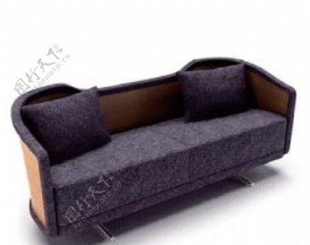 双人沙发3d模型家具效果图60