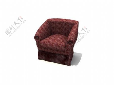 单人沙发3d模型家具效果图93