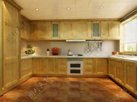 厨房3d模型设计
