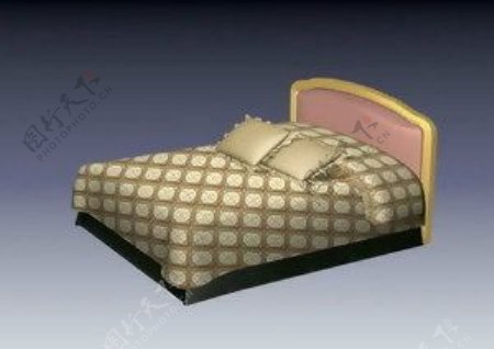 欧式床传统家具3D模型8