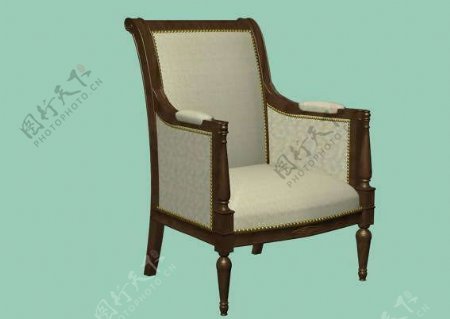 欧式传统椅子家具3D模型素材92