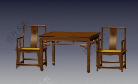 明清家具椅子3D模型a022