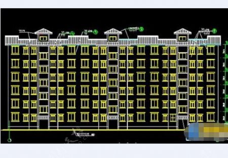 经济适用房建筑施工图