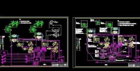 大型制冷机房智能化设计施工图