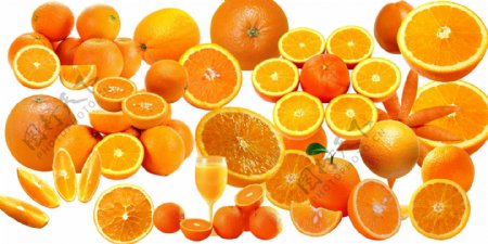 橙子水果图片