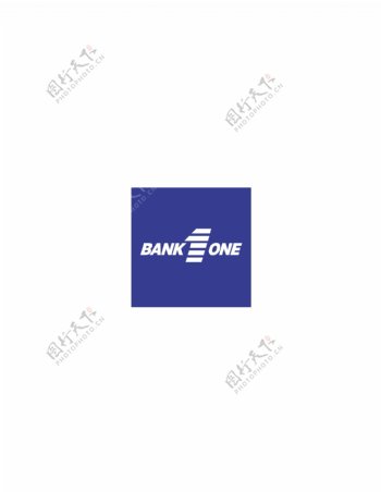 BankOnelogo设计欣赏BankOne信用卡标志下载标志设计欣赏