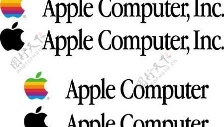 AppleComputerlogo设计欣赏苹果电脑标志设计欣赏