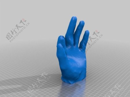 fingerlonger项目扫描的手假肢模型