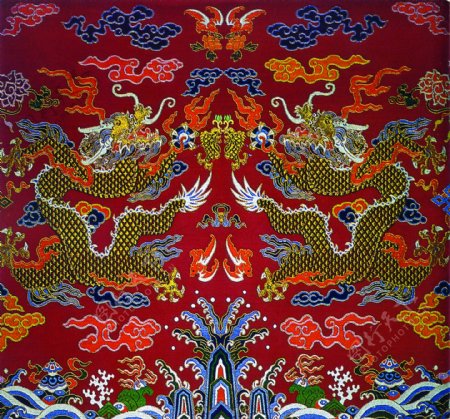 龙宫地毯刺绣