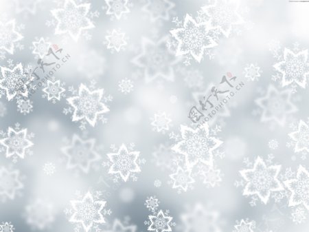 银色的冬季降雪背景矢量JPG