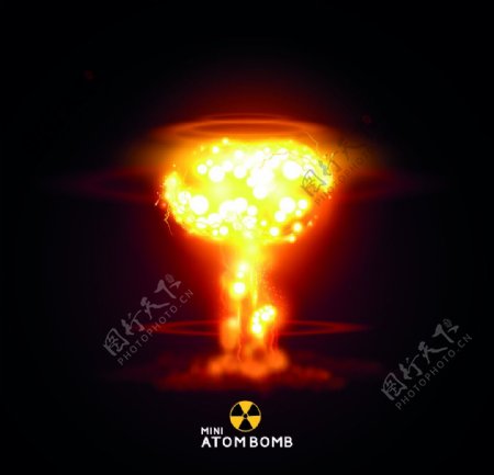 爆炸炸弹爆炸效图片