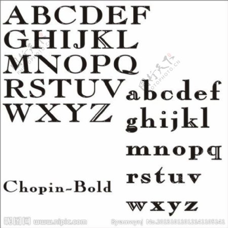 Chopin字体